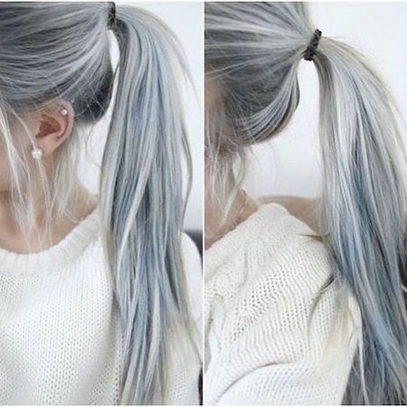 coloration gris argentandeacute;